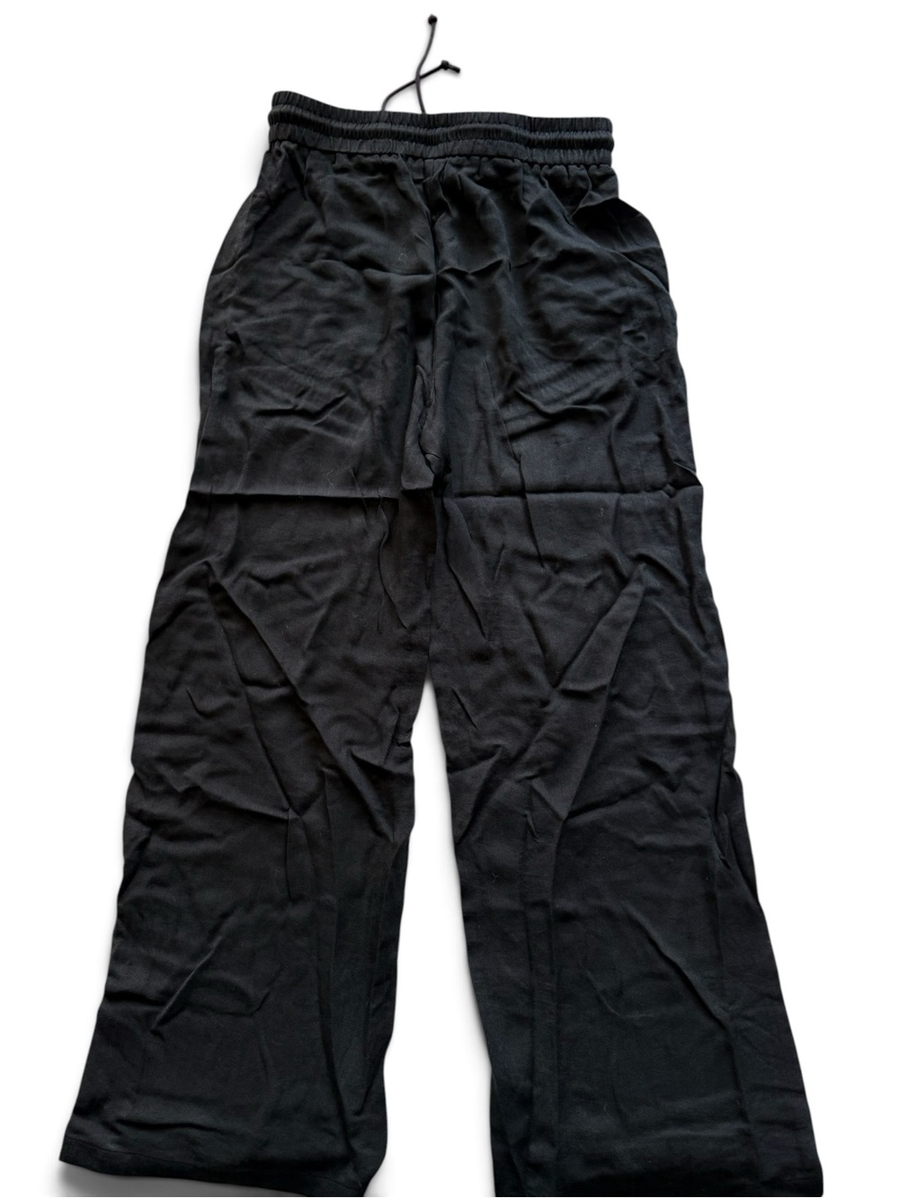 HALARA High Waisted Drawstring Wide Leg Baggy Casual Linen-Feel Pants M Tall - Picture 7 of 11